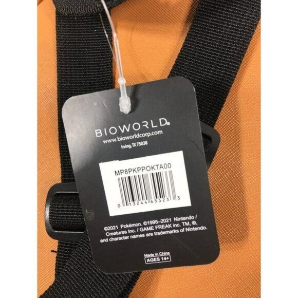 Pokemon Eevee Mini Backpack Brown - Picture 7 of 11